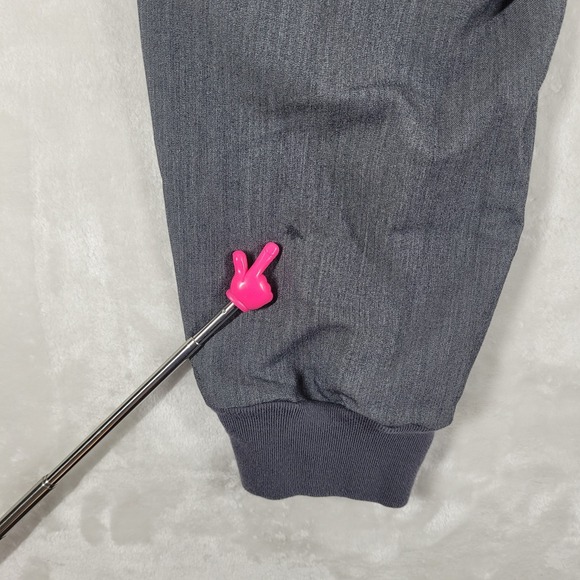 Figs Zamora Jogger Scrub Pants Women's Small Petite Gray Medical Uniform Utility - Picture 9 of 11